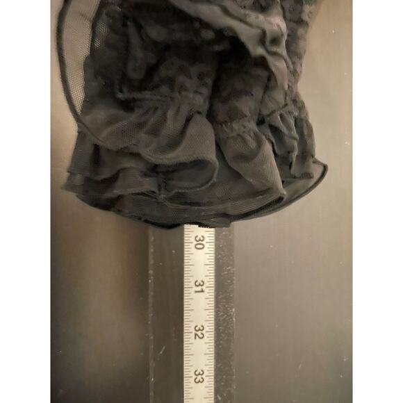 Victorias Secret Womens Slip Dress Large Animal Print Mesh Babydoll Lingerie Y2K - Picture 7 of 8